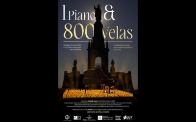 Presentació del concert “1 piano&800 velas”, a Sant Salvador. Dia 22 de juny.