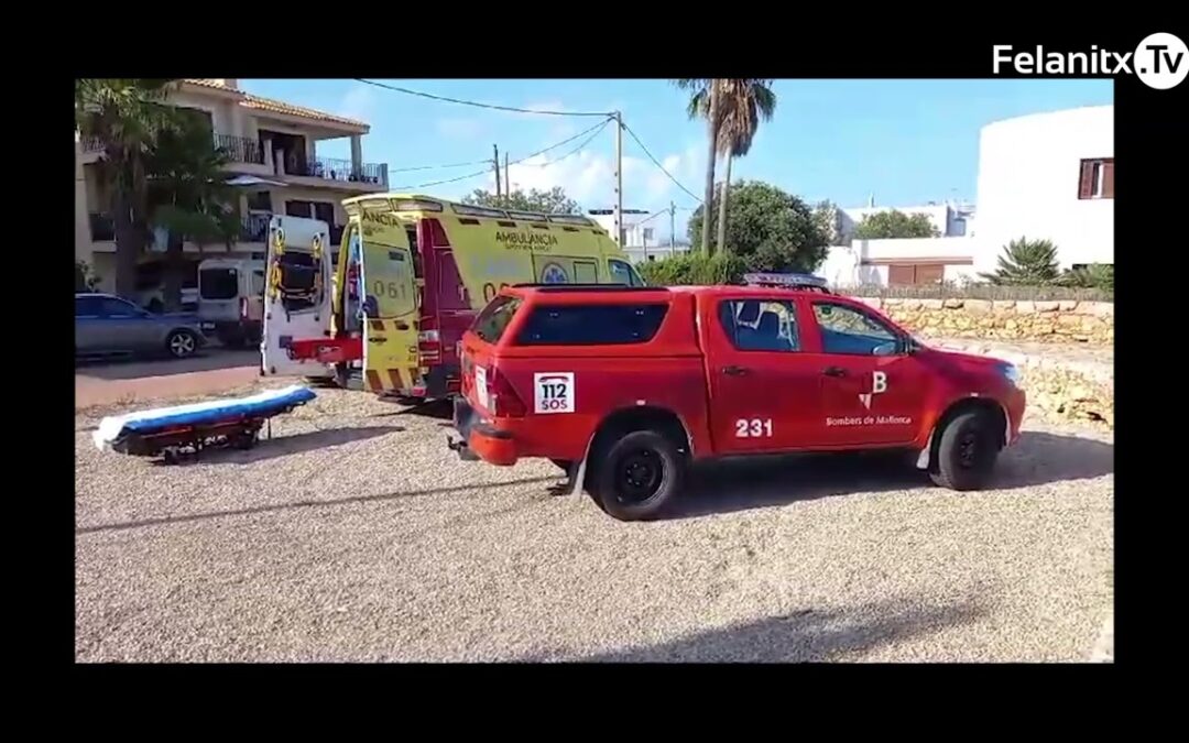 Ferit en caure dins sa Cova Foradada, Portocolom 18-8-24