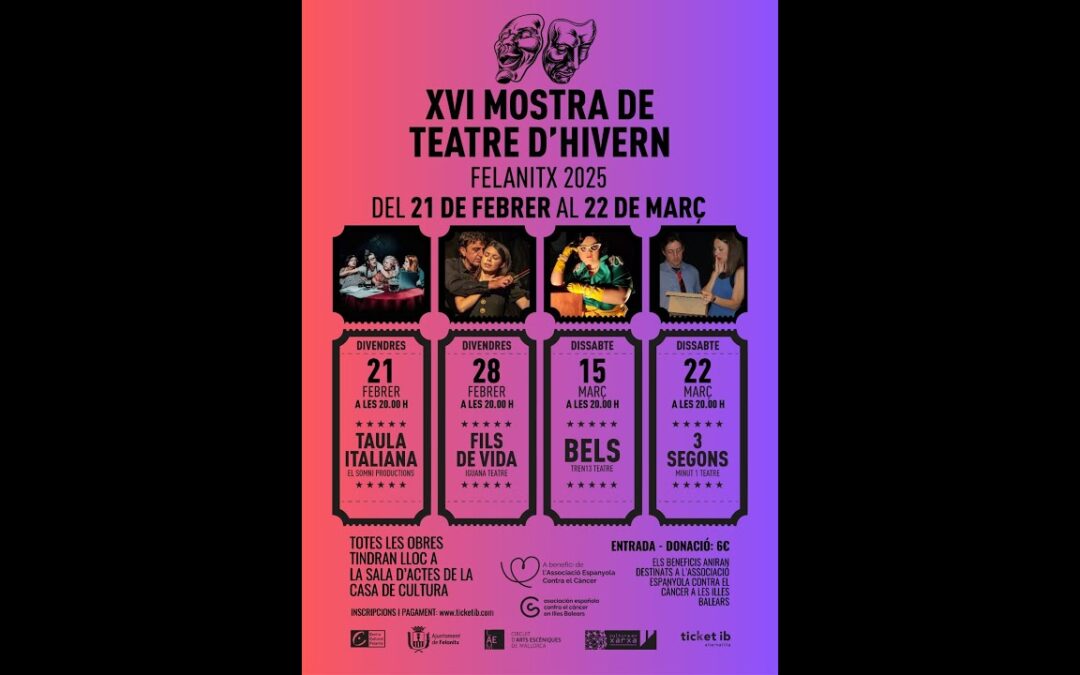 Comença la XVI Mostra de Teatre d’Hivern, 2025